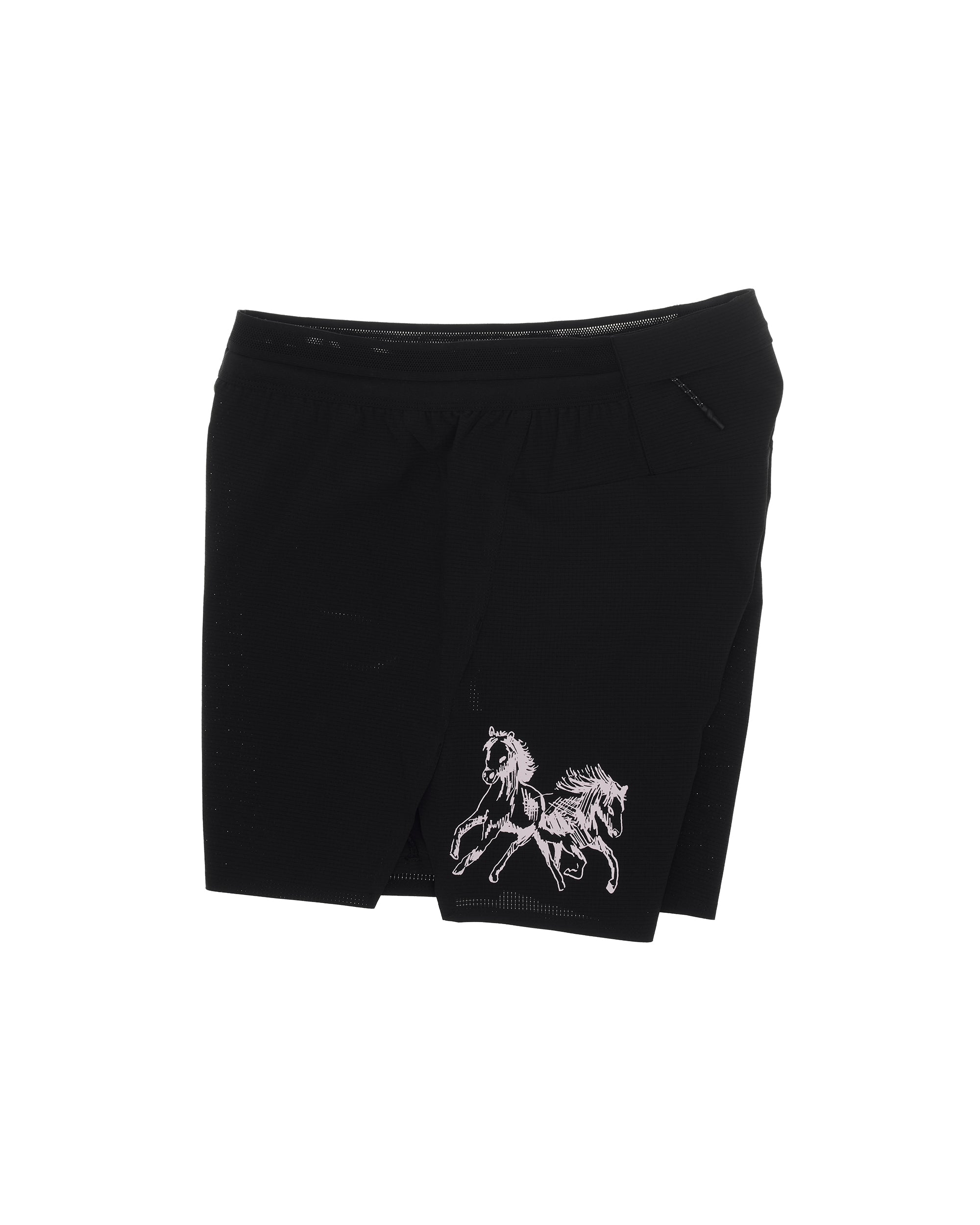 Black Running Short-3