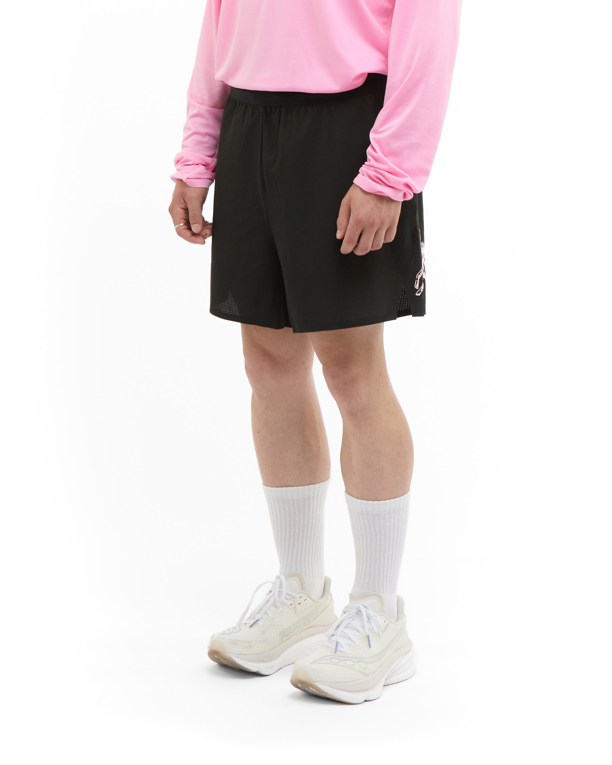 Black Running Short-8