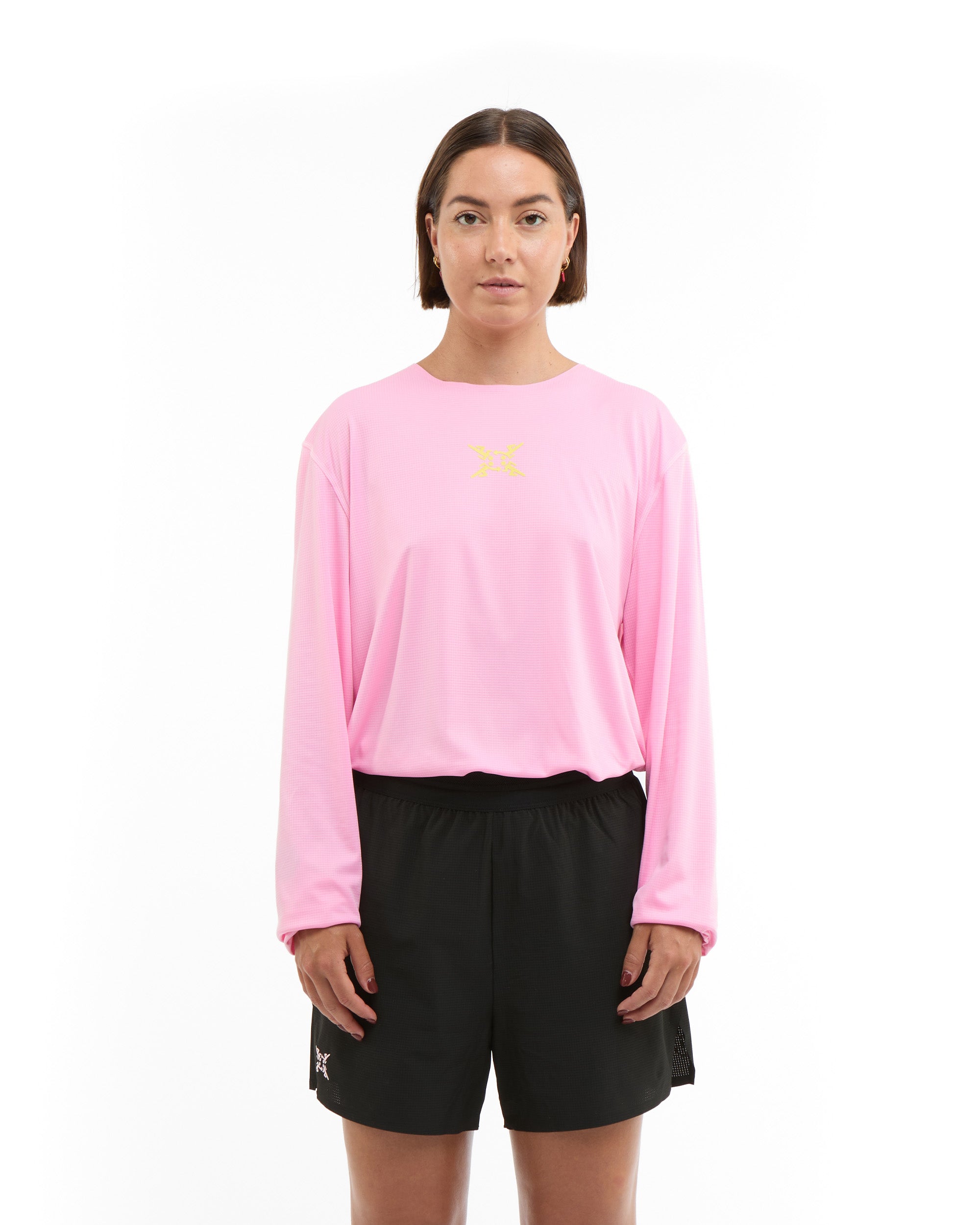 Pink Horse Running Longsleeve-7