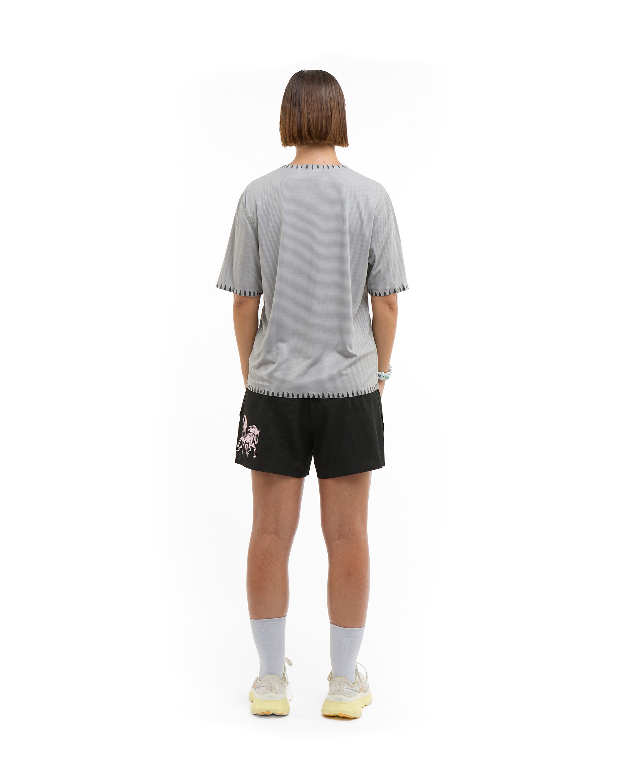 Grey Horse Running Tee-8