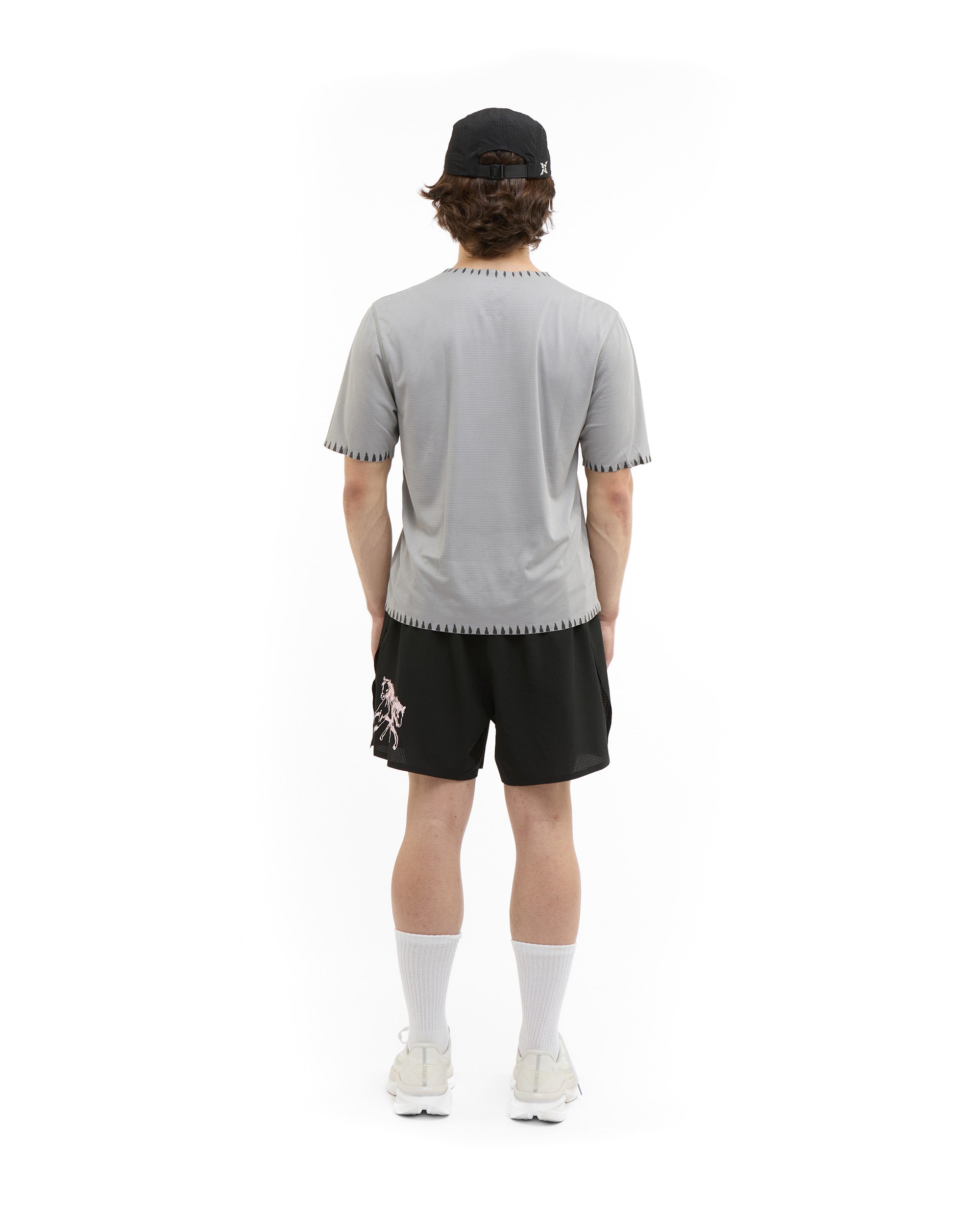 Grey Horse Running Tee-5