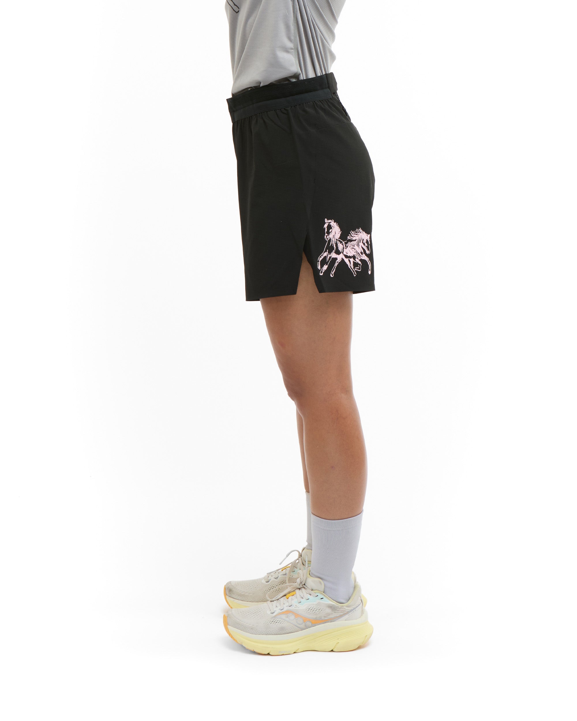 Black Running Short-11