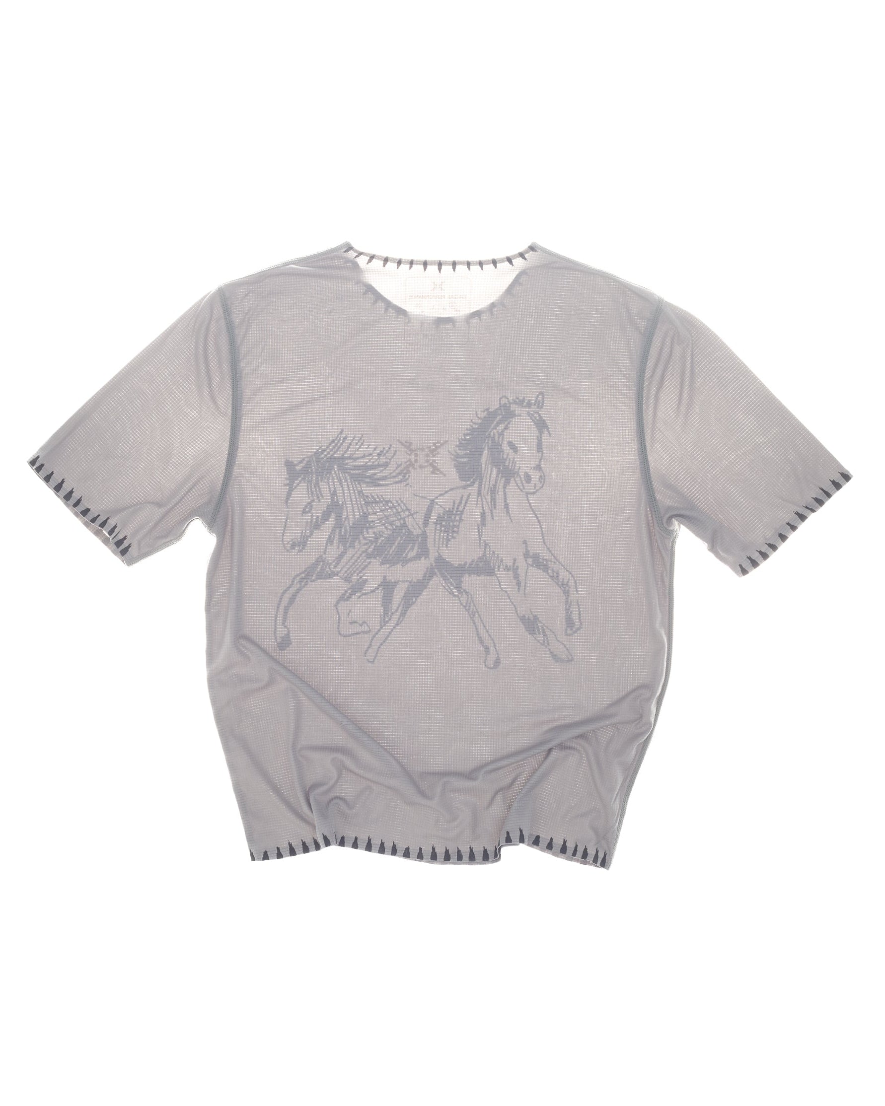 Grey Horse Running Tee